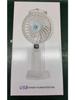 Handheld/Desk Mist Cooling Fan with Digital Display & Silent, Brushless Operation