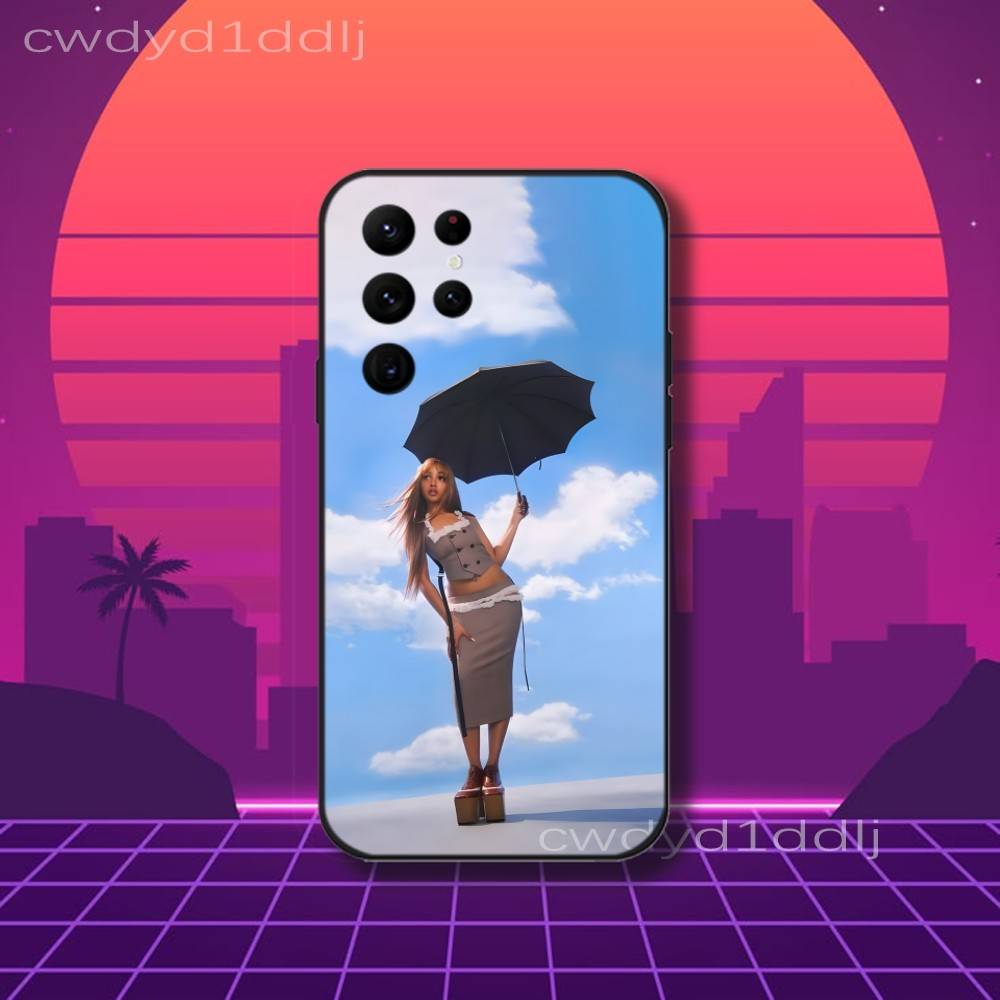 P-Pinkpanthress Fancy Some More Phone Case For Samsung S10,S21,FE,S21 ,S26,S25,S24,S23,Ultra,S9,S22,Plus Black Shockproof TPU