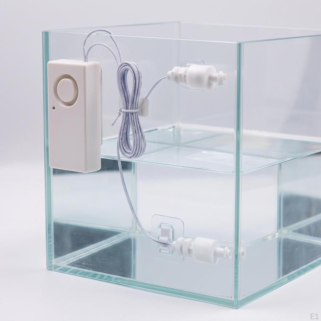 Water Level Alarm Automatic with Paired Detection System Wired Leak for Aquariums,
