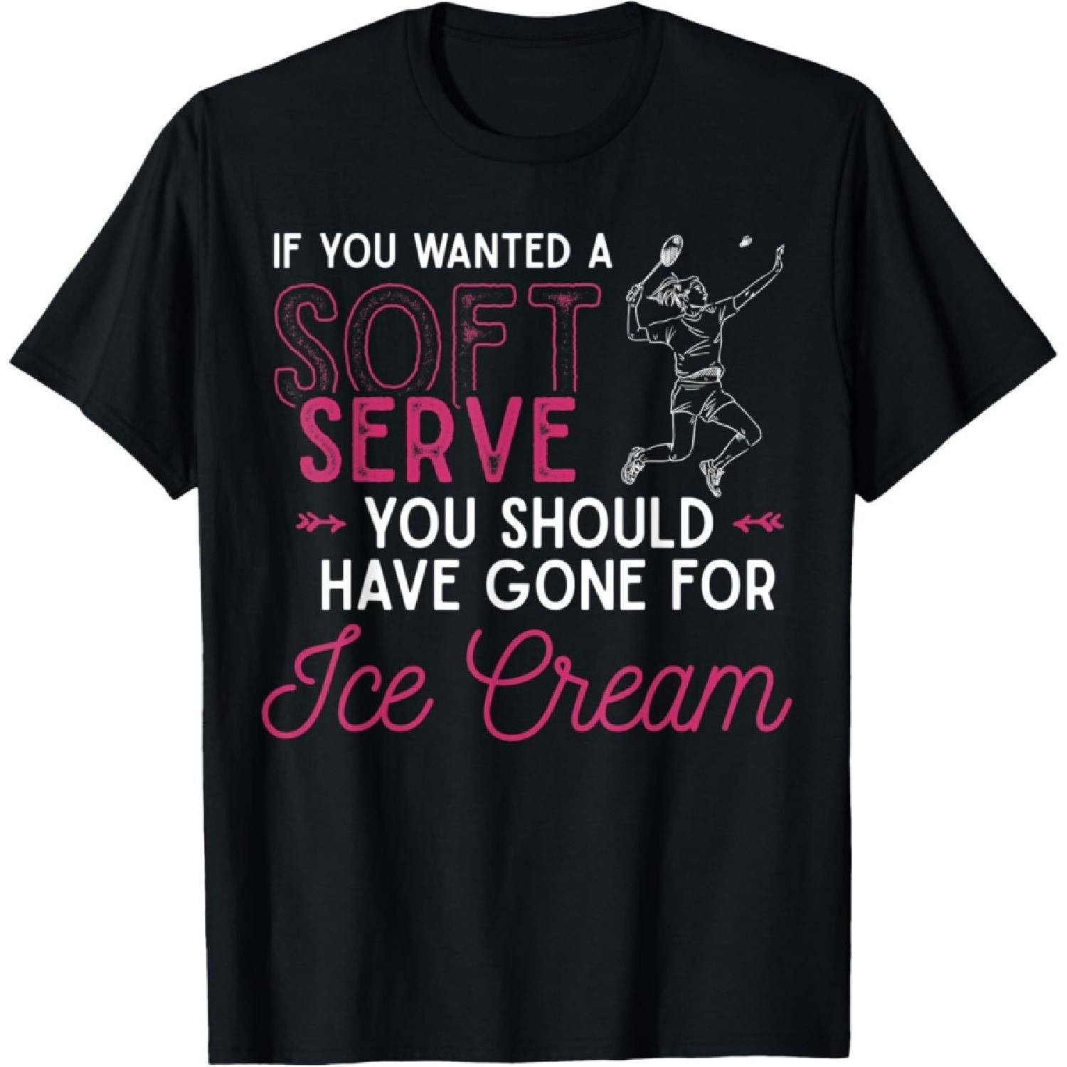Badminton Shirt - Cute Badminton Match T-Shirt(1) S