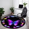 1pc Butterfly, Floral Chair Carpet for Office Non-Slip, Rug for Office, Room, Good Gift for Family or Friends, Yy251226143
