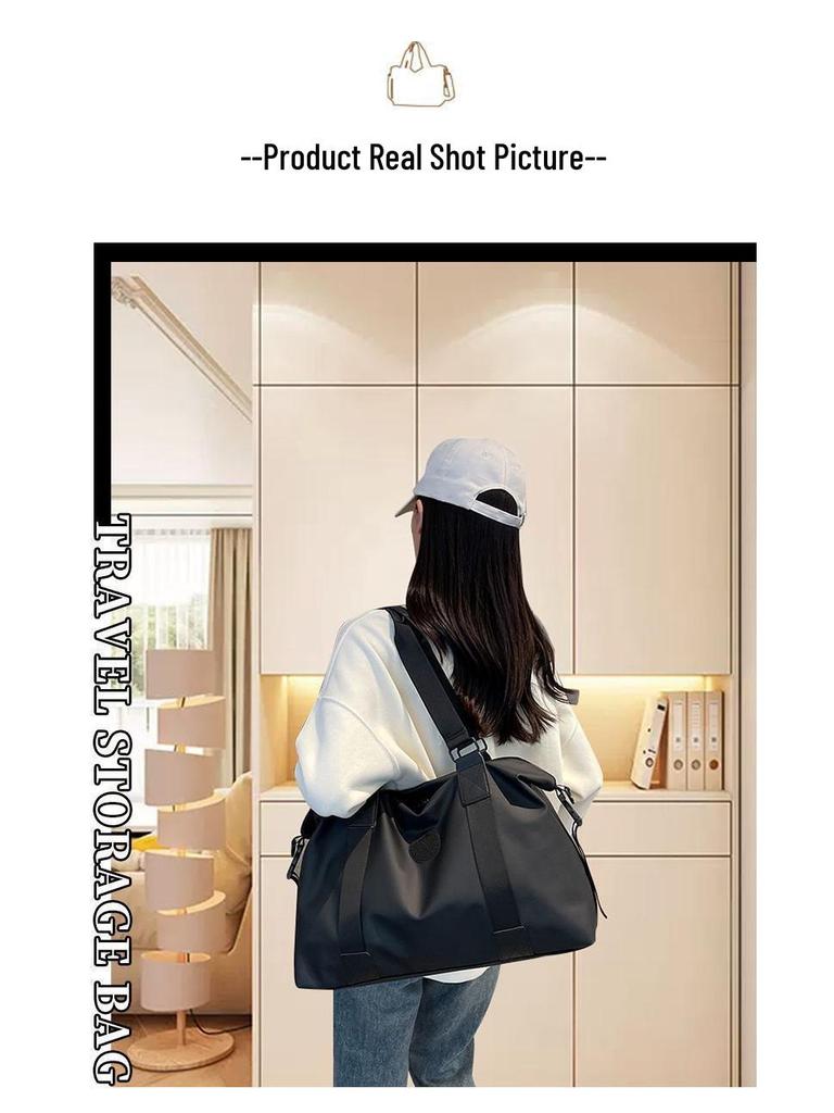 Portable Travel Handbag: Clothing Storage, Sports, Fitness, and Business Trip Crossbody Luggage Bag