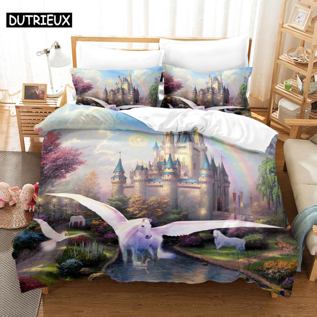 Comforter 3D Printed Queen - Size Horse - Themed Bedding Set For Bedroom