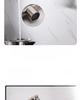 Robinet de cuisine pliable et pivotant mural en acier inoxydable NPT avec double ouverture/fermeture et flux d'eau froide simple