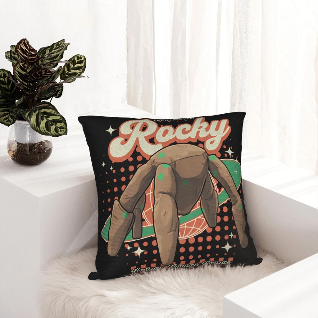 Printed Eridani-Rocky Project Hail Mary Ryland Grace Pillowcase Polyester Cushion Cover Decoration Book Pillow Case Cover Home