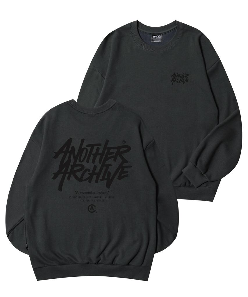 ANOTHER ARCHIVE Fb Graffiti Oversized Sweatshirt_Black