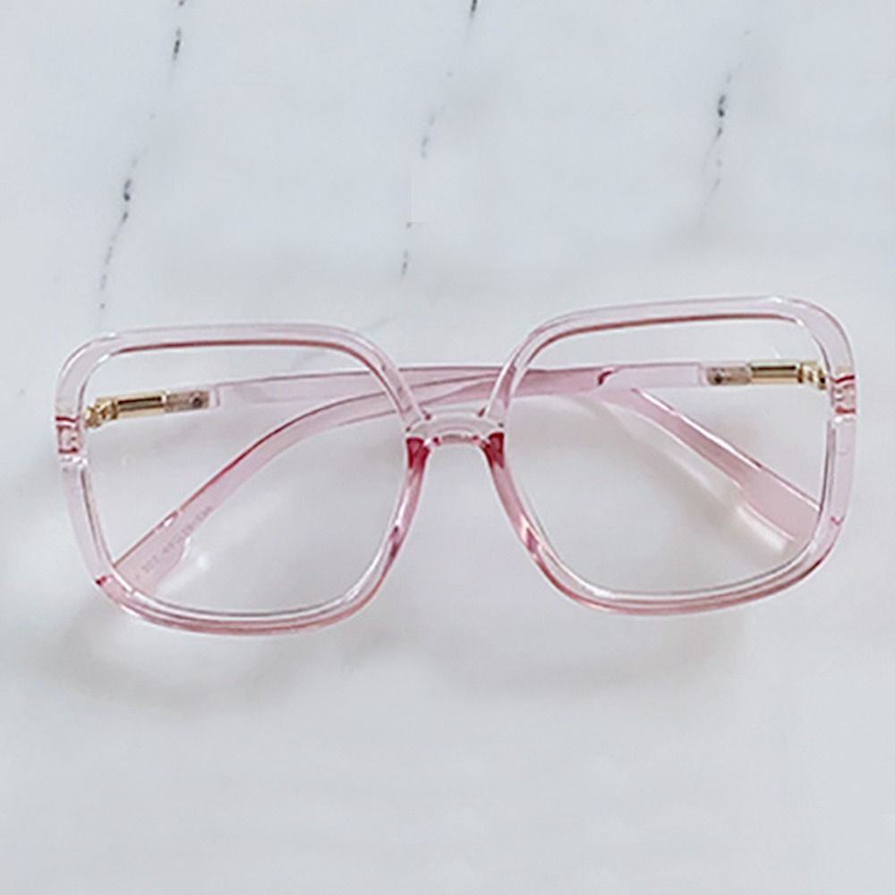 

Защита глаз, очки с защитой от синего света, компьютерные очки, большие очки, сверхлегкая оправа розовый