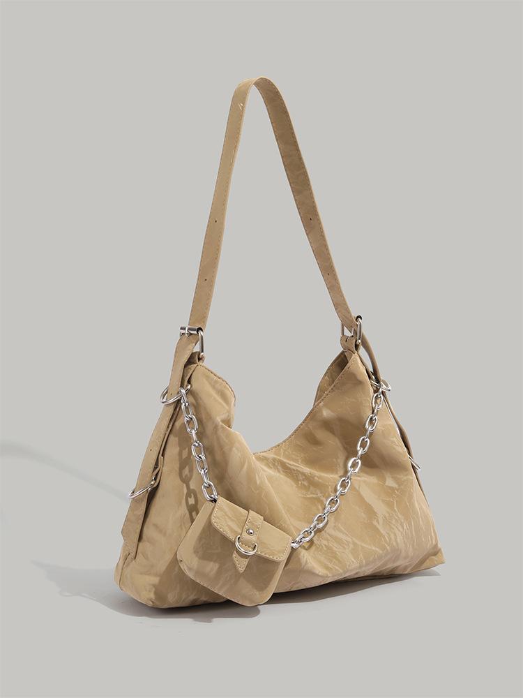 

Bag Women s 2025 New Wasteland Underarm Bag Niche Fashion Tote Bag Commuter Shoulder Bag Large Capacity Oblique Span Bag