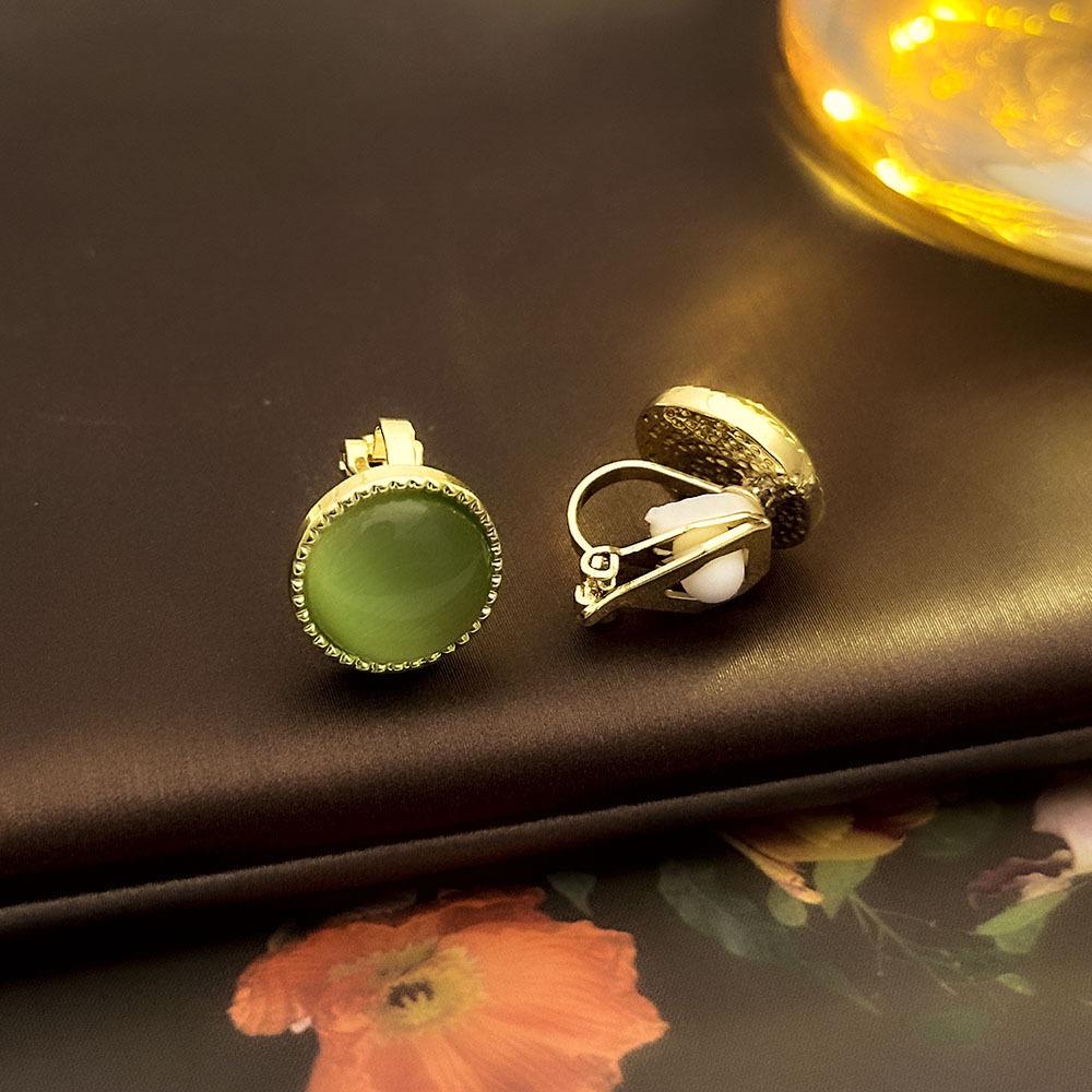 High-End Französische Dreieck Ohrclips ohne Piercing - Damen Einfache, Elegante, Luxuriöse Ohrringe