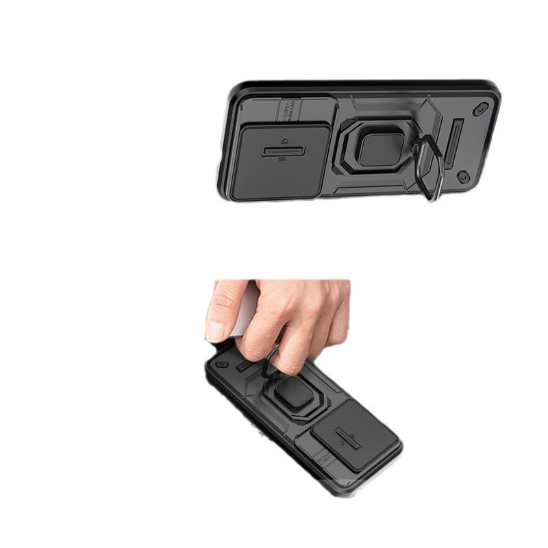 Xiaomi 14 Series Anti-Fall Lens Protection Case with Push Window