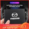 2025 Nova Bolsa Ultra Fina para Carteira de Motorista de Carro Capa de Couro para Cartão de Identidade Para Mazda 2 6 3 CX5 CX80 CX70 CX90 MX30 CX60 CX50 CX30 BT50 e-T