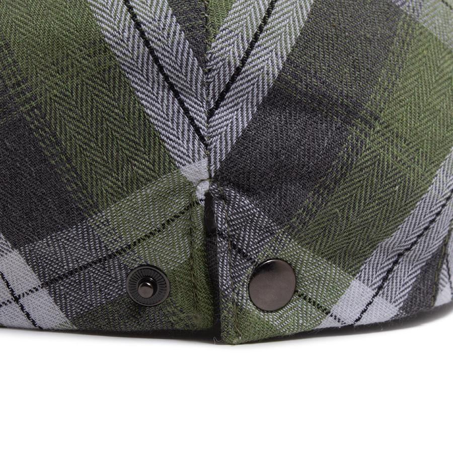 Summer Plaid Thin Beret Women Men Fashion Vintage Visor Hat Casual Female Newsboy Caps Retro Flat Cap For Spring Autumn New