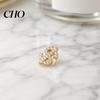 Sports Friendly Earrings 1 Pair Rhinestone Money Stud for Women, Glittering Shiny Hip Hop Style Sign Earrings, Jewelry Gift Teens Girls, Ladies Bright