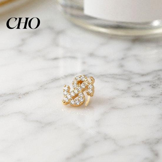 Sports Friendly Earrings 1 Pair Rhinestone Money Stud for Women, Glittering Shiny Hip Hop Style Sign Earrings, Jewelry Gift Teens Girls, Ladies Bright