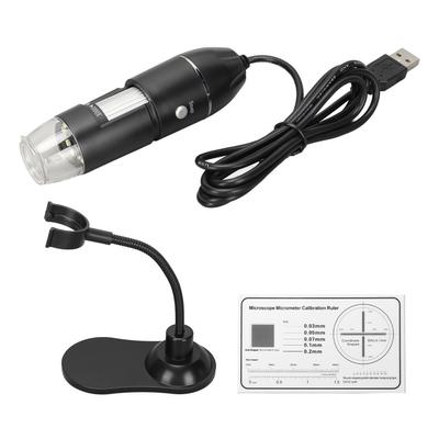 USB Microscope 50X To 1000X HD Portable Mini Digital Microscope Camera with 8 LEDs for Windows PC