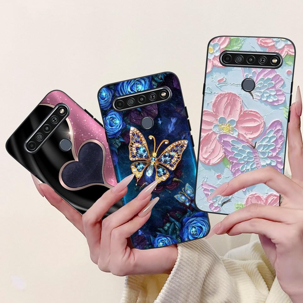 Neue Mode Rückseite für LG K41S K51S 2020 Hülle für LG K40s 2019 LG K42 4G Handyhülle Coole Tiere Luxus Girly Weiches Silikon