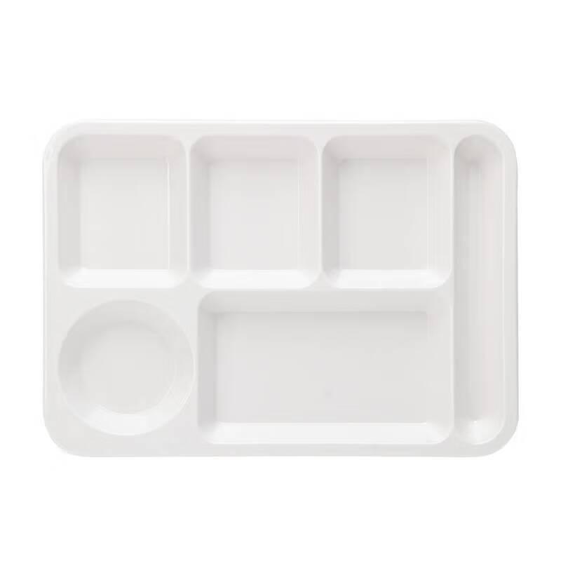 Rectangular Melamine Divided Dinner Plate
