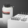 Flüssigstickstofftank 3 L Aluminiumlegierung LN2 Behälter Dewar 6 Kanister