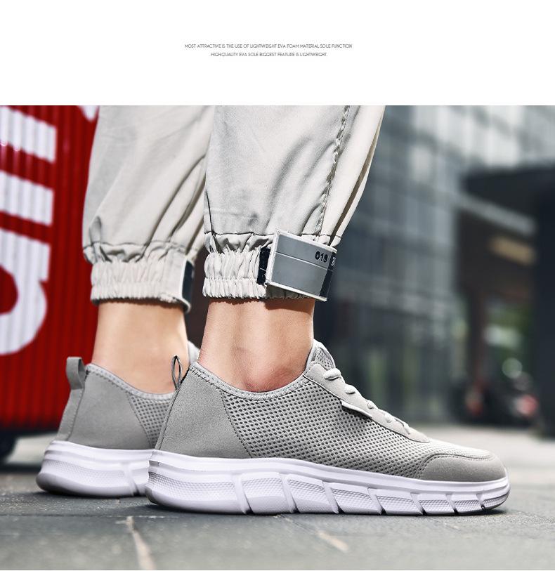 Men's Plus Size Slip-On Mesh Summer Sports Casual Shoes