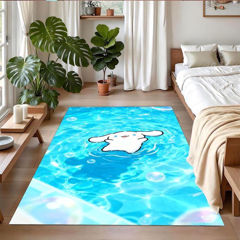 Crystal Velvet Rug Soft Non Slip Indoor Floor Mat Home DecorCinnamoroll