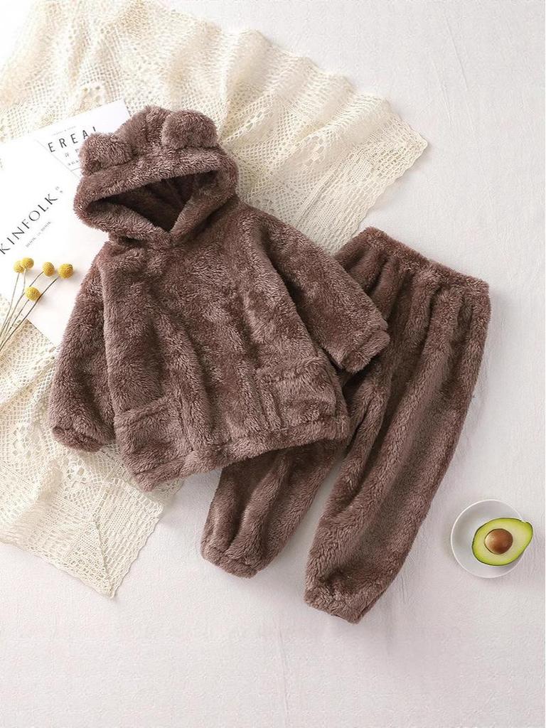 Little Bear Autumn/Winter Pajama Set for Toddlers & Kids - Cute, Warm, High-Grade Outerwear