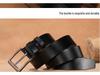 Men's Genuine Leather Casual Belt with Pin Buckle - Full Cowhide Waistband