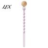 Safe Baby Accessory for Outings Pacifier Clip, Food-Grade Silicone Teether Holder Chain Infants, Nursing Toy Tether BPA-Free Anti-Slip Leash