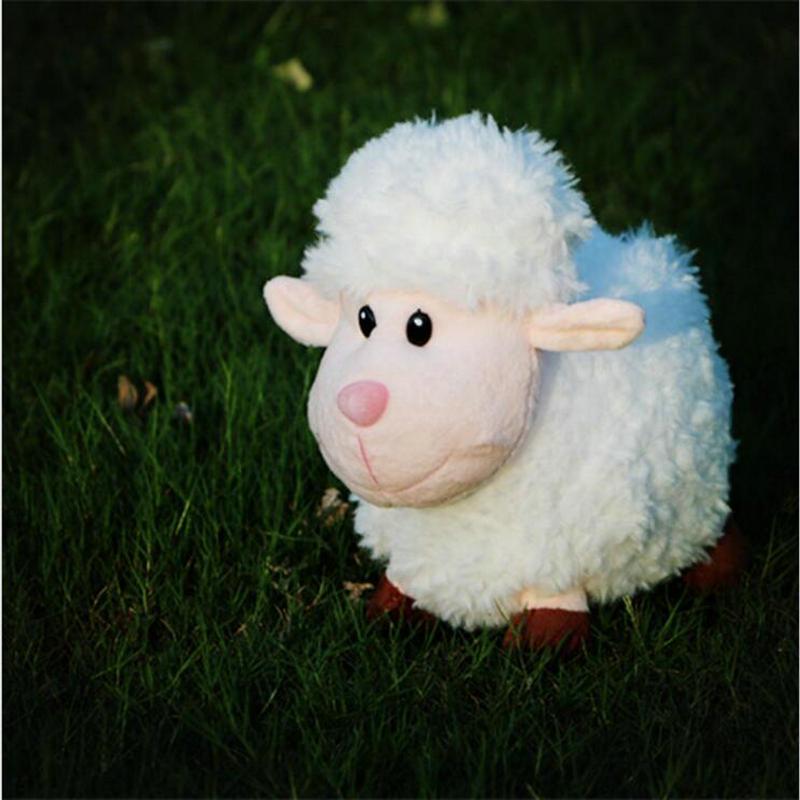 Export Korea Market High Quality Long Plush Sheep Stuffed Animal Plush Simulation Lamb Doll Toys for Children Room Decor Present
