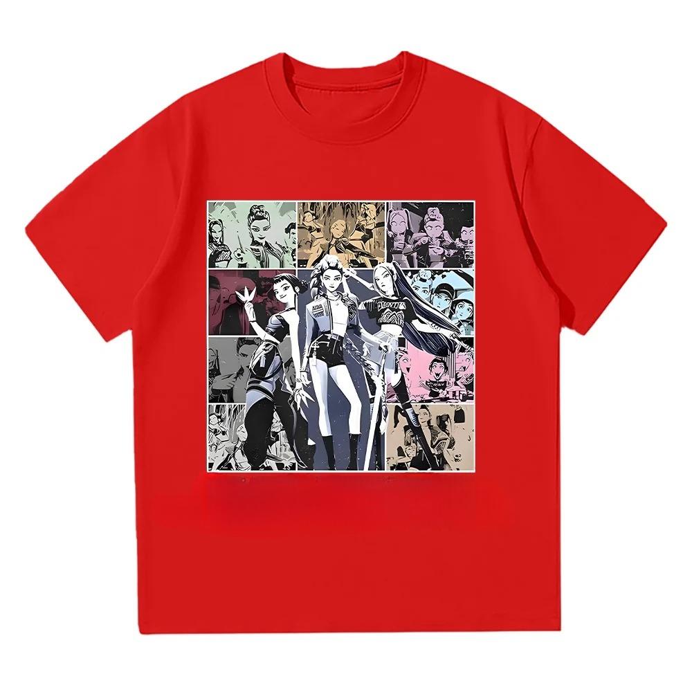 Trendy Brand  Movie Retro T-shirt Kpop T-shirt Clothing Cotton Printed  High Quality T-shirt Men's and Women's Top HUN