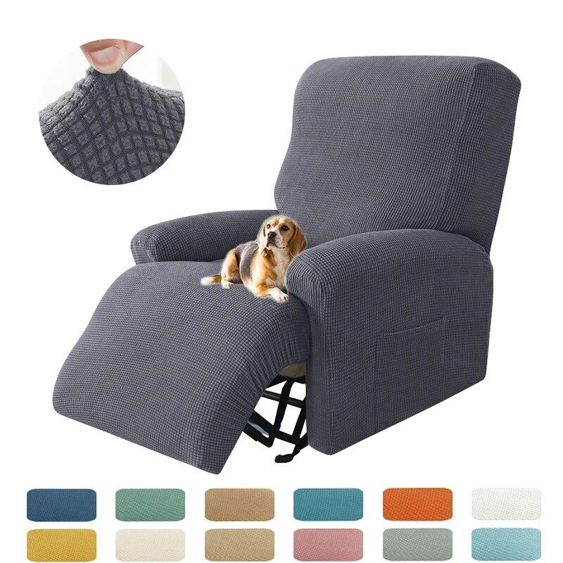 Polar Fleece Recliner Sofa Cover Elastic Relax Armchair Cover Sofa Covers for Living Room Lazy Boy Recliner Cover For Home Hotel