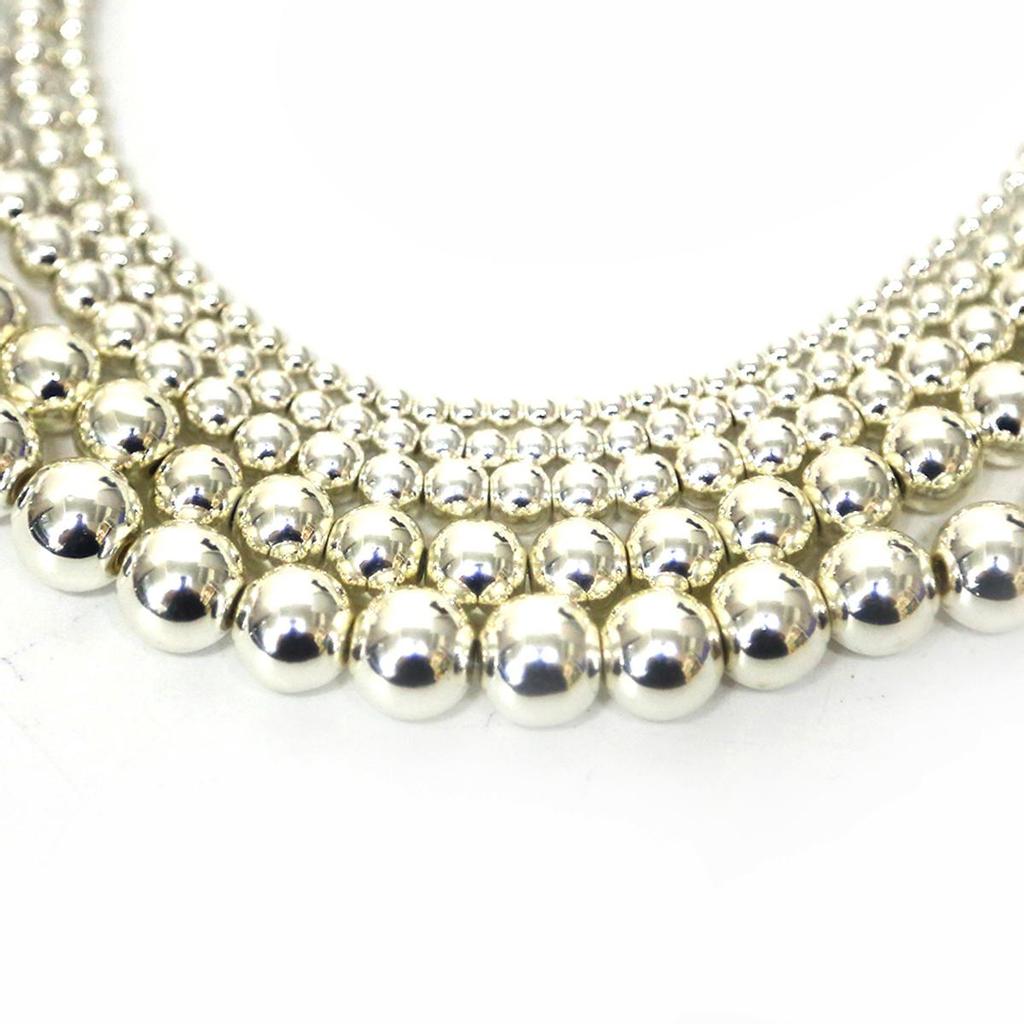 Hematite Beads Natural Stone Loose Beads For Jewelry Making Ball Bracelets DIY Accessories