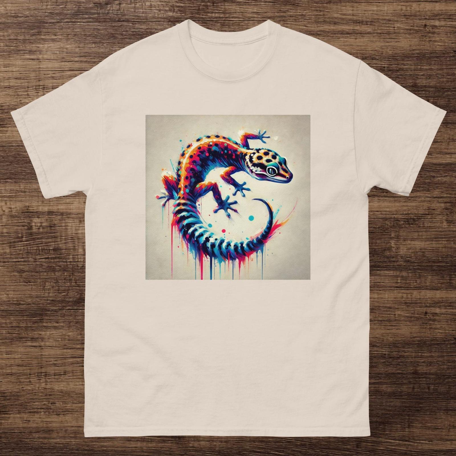 Abstract Leopard Gecko Shirt Stargazer - Pet T Shirt - Unique 389 S разноцветный