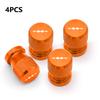 4Pcs Car Wheel Tire Valve Caps Tyre Stem Covers Airdust Waterproof For BYD Leopard 5 8 BAO 5 8 Titanium 3 Car Decor Accessories Tire Chucks 1