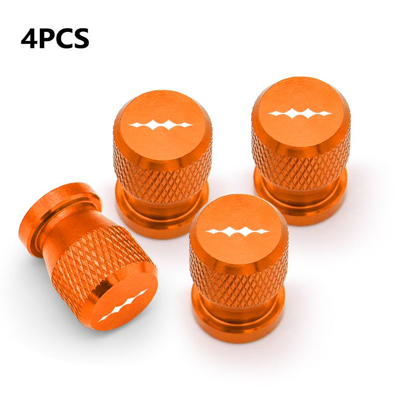 4Pcs Car Wheel Tire Valve Caps Tyre Stem Covers Airdust Waterproof For BYD Leopard 5 8 BAO 5 8 Titanium 3 Car Decor Accessories Tire Chucks 1