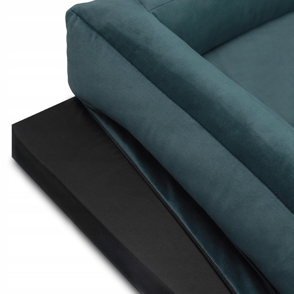 Legowisko dla psa z zamkami kanapa sofa ortopedyczna buldog huggy doggy l