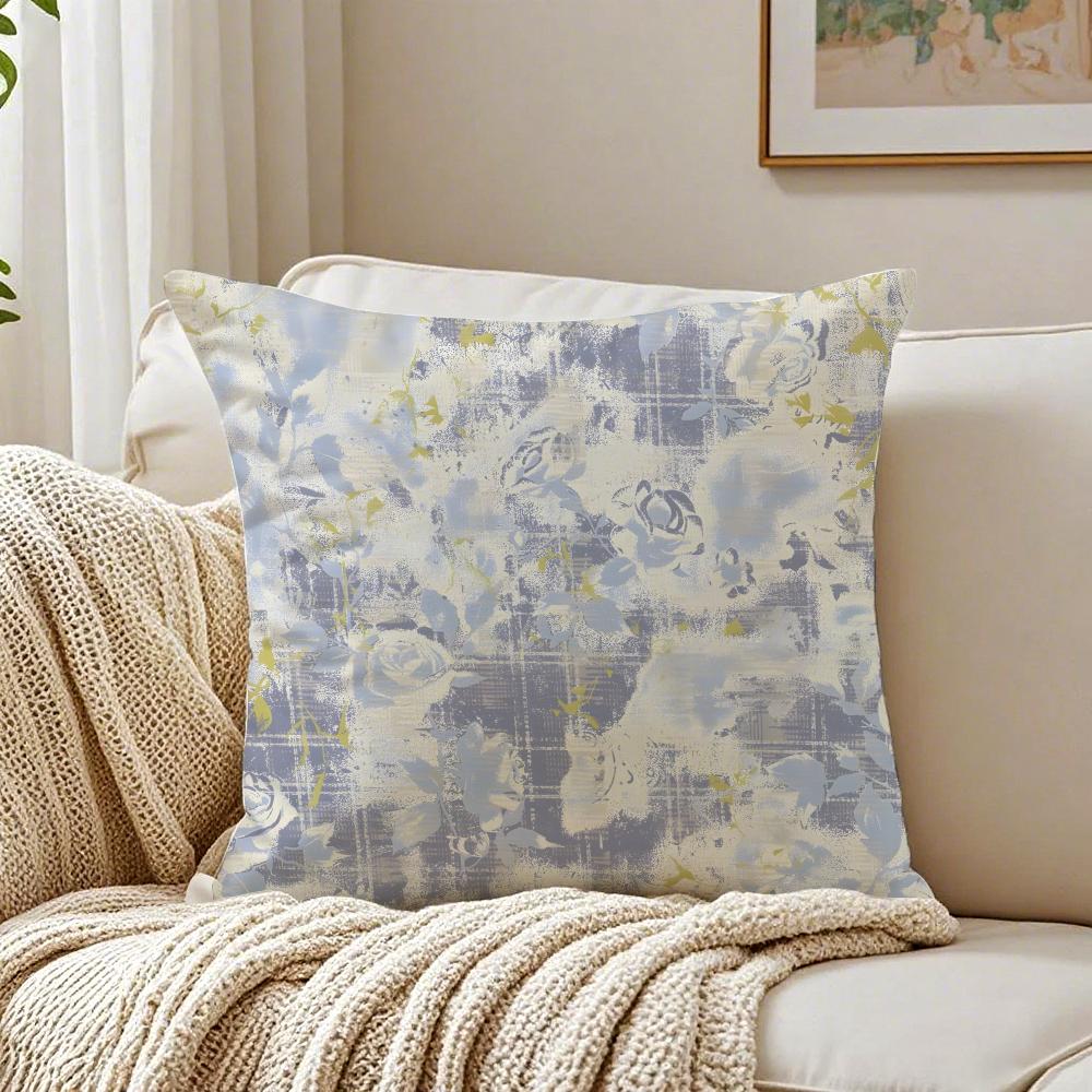 Retro Ink Prints Beautiful Cushion Cover Pillowcase Antidustmite living Room Sofa Decor Cushion Room