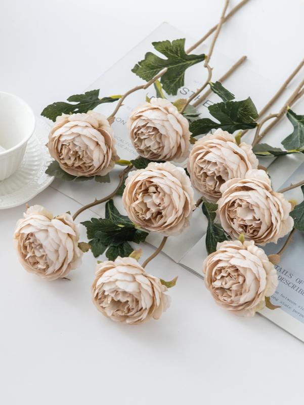 

Artificial Flowers European Style Lotus Home Room Table Wedding Wreath Fake Plants Vase Decora Outdoor Accessory Diy Gifts Box 1pc