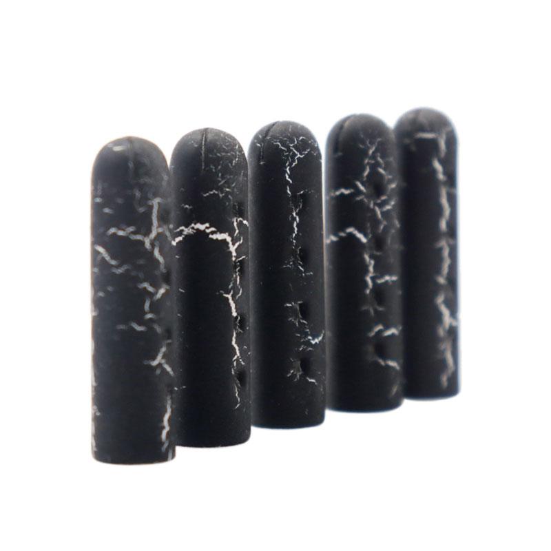 Weiou Laces Reflective Adjustable Buckle Open-ended Metal Tips Black/White Crackle Finish Customizable Pair for Various Brands