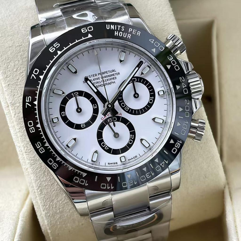 Orologio Meccanico da Uomo Acciaio Inossidabile Alta Precisione Cronografo Automatico Orologio da Polso da Uomo Classico Sportivo Meccanico per Uomo