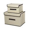 Fabric Foldable Non-woven Dustproof Storage Box, Linen Cotton Underwear Storage Box, Toy Clothing Storage Box, Finishing Box
