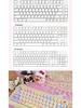 Sweetheart Bubble Cute Girl Keycaps, PBT Dye-Sublimation, MOA Profile, Compatible with Keychron, Razer, Logitech