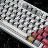 Pbt Doubleshot Keycaps, Colorful Japanese Anime Theme Keycaps Set for Mechanical
