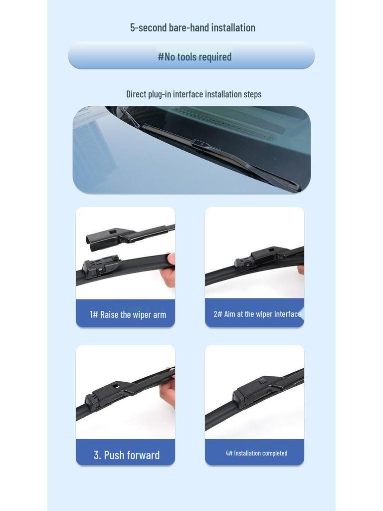 Scheibenwischerblätter für Geely Borui Modelle 2015-2021