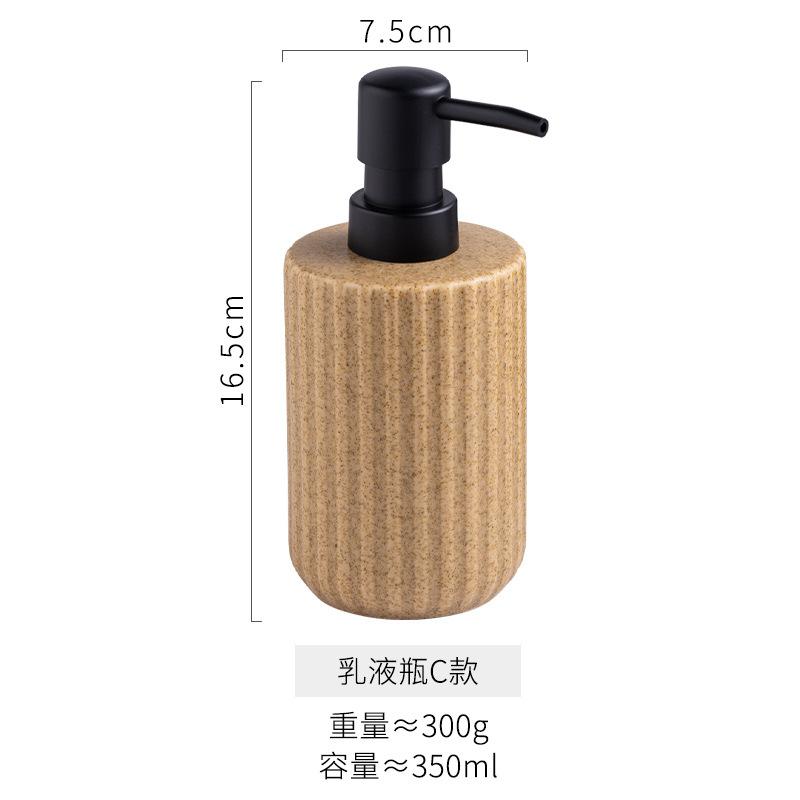 soap dispenser Ceramic lotion press bottle bathroom supplies hand soap shower gel shampoo dispensing bottle household bottle