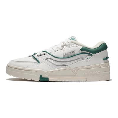 Li Ning 001 BTC Synthetic Leather, Split Suede Slip Resistant Cushioning Abrasion Resistant Low Top Skateboard Shoes AGCS023-1
