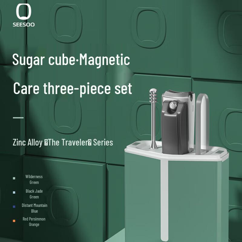 Seesoo Premium 3-Piece Traveler Nail Clipper Set