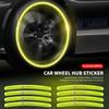 5/10/15/20Pcs Car Wheel Hub Night Reflective Strips Stickers For Logo Escalade CTS ATS SRX XTS XT5 STS CT5 CT6 BLS XLR