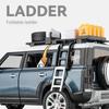 1/24 Scale Land Rover Defender Diecast Model Car: Detailed Replica with Opening Doors, Hood & Trunk,Ideal Gift for Car Lovers