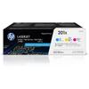 HP CF253XM (201X) Toner MultiPack, 2.3K Pages, Pack Qty 3