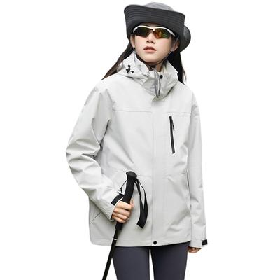 Women's Waterproof Jacket Lightweight Raincoat Hooded Hiking Jacket Softshell Windbreaker